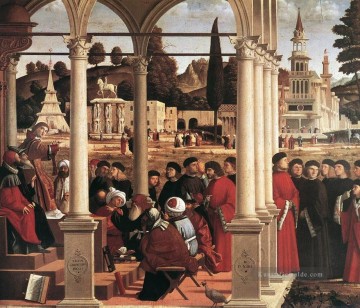 Vittore Carpaccio Werke - Disputation von St Stephen Vittore Carpaccio